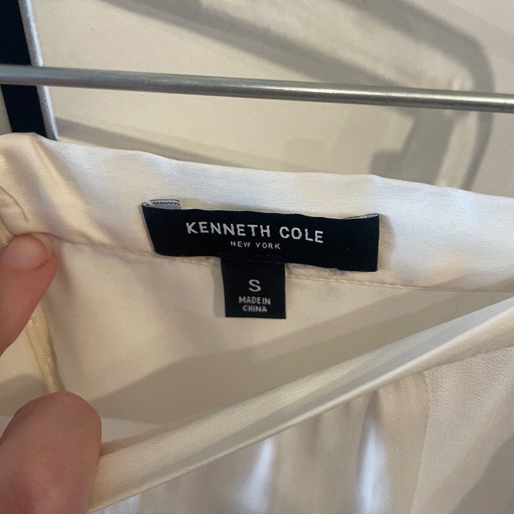 Kenneth Cole Cream Skirt - Picture 2 of 6